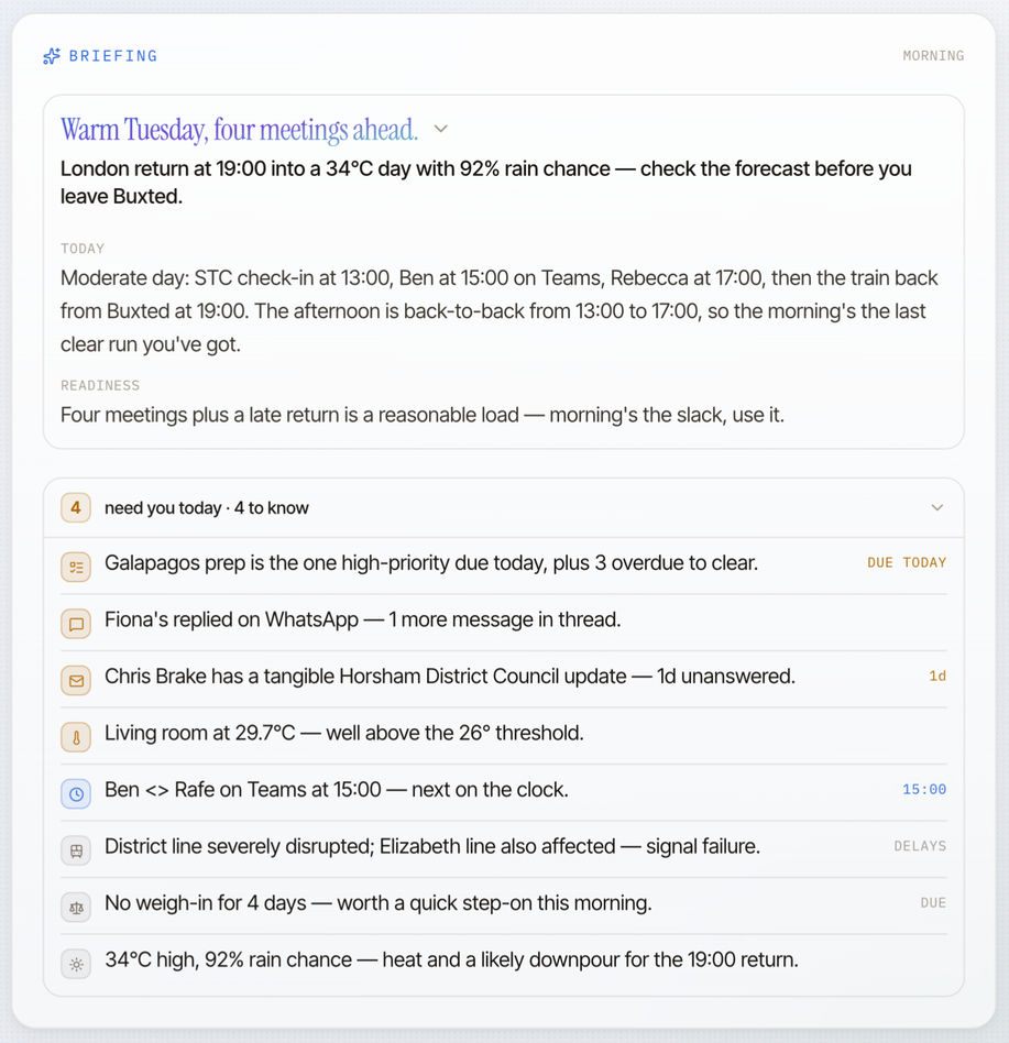 Briefing screenshot